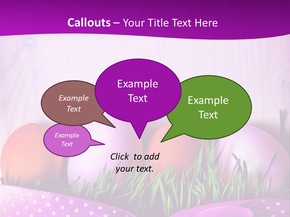 Symbol Blue Pink PowerPoint Template