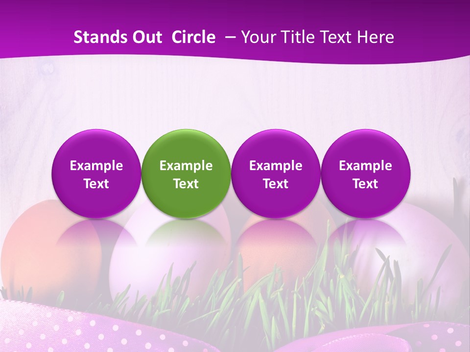 Symbol Blue Pink PowerPoint Template