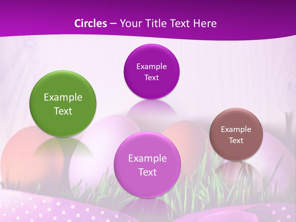 Symbol Blue Pink PowerPoint Template