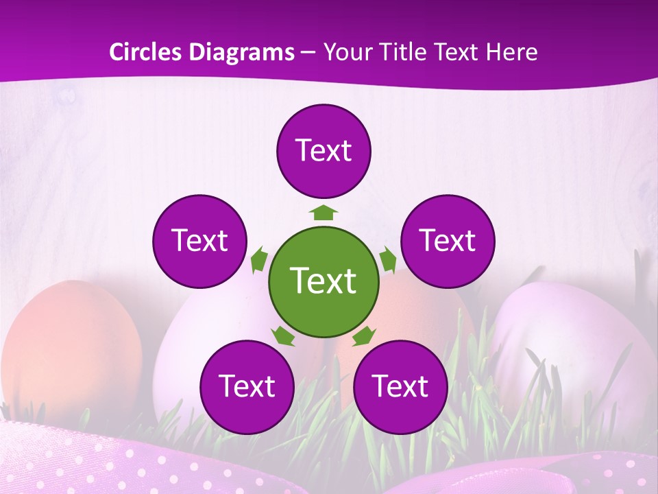 Symbol Blue Pink PowerPoint Template