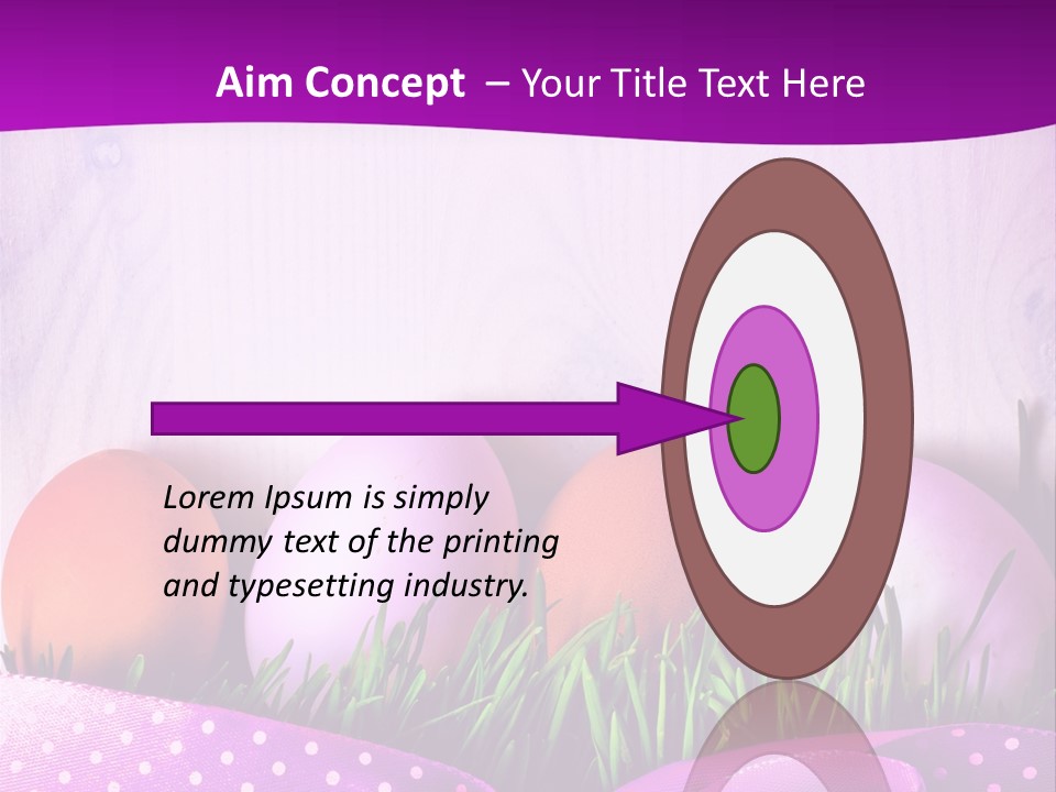 Symbol Blue Pink PowerPoint Template