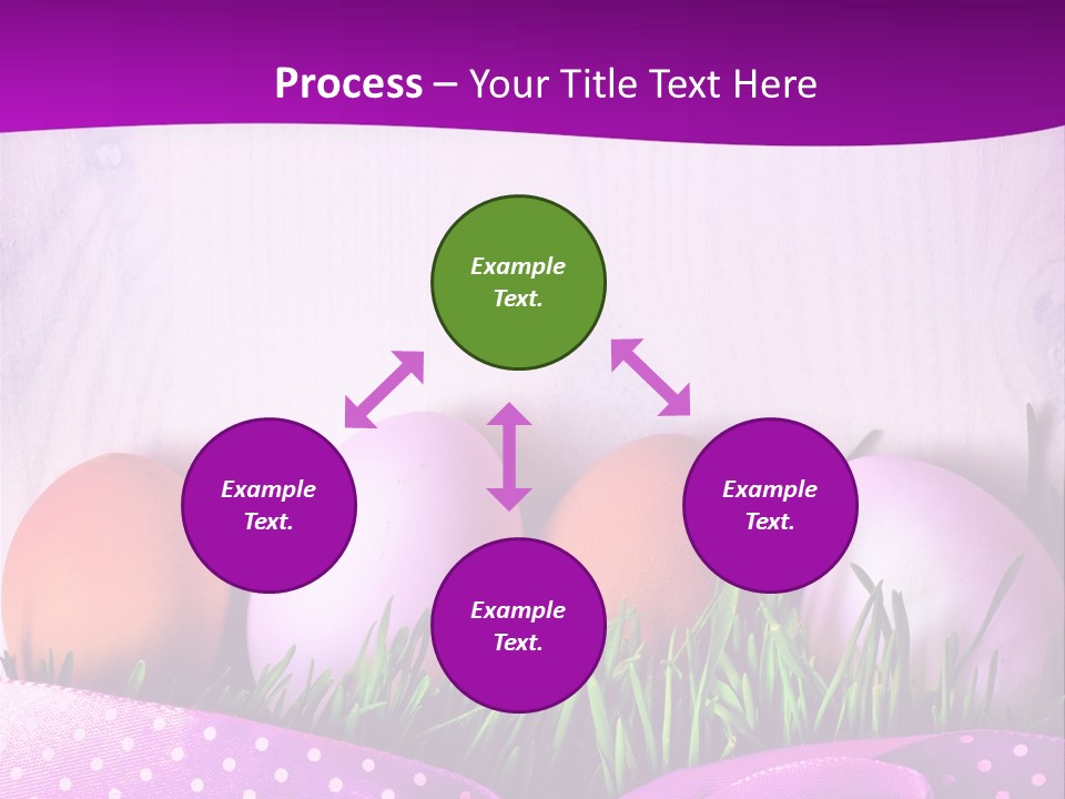 Symbol Blue Pink PowerPoint Template