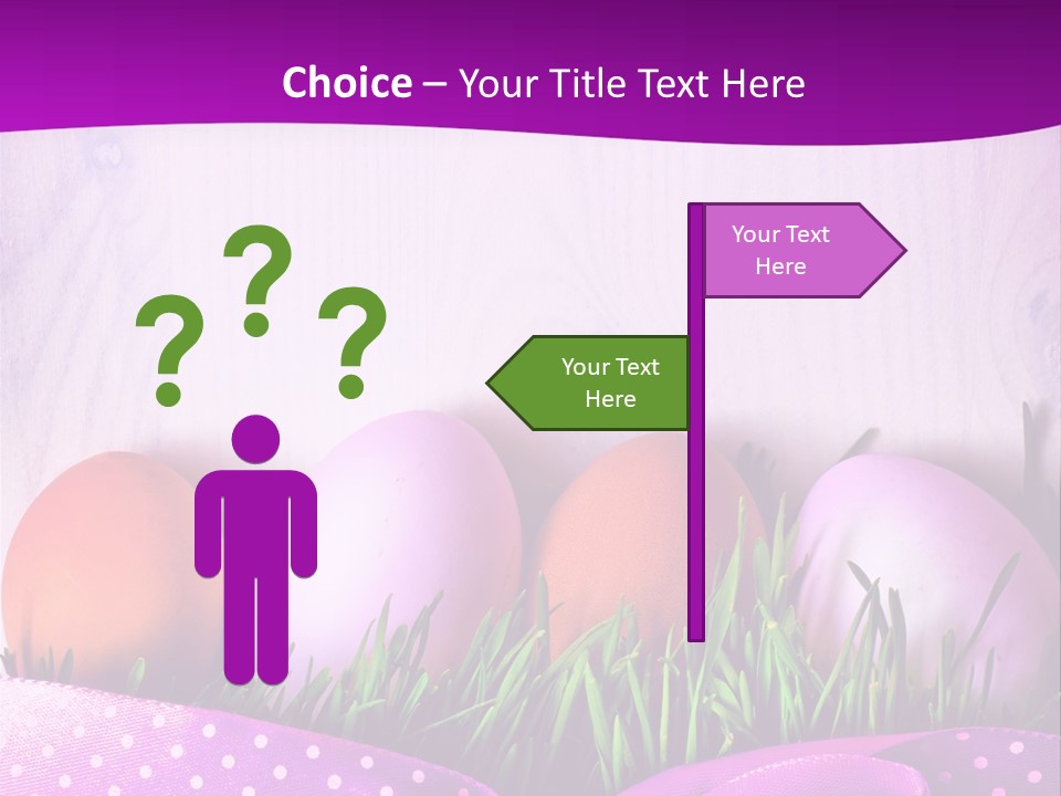 Symbol Blue Pink PowerPoint Template