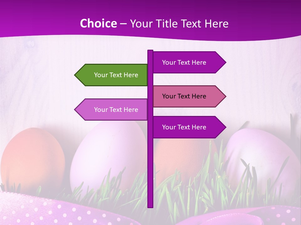 Symbol Blue Pink PowerPoint Template