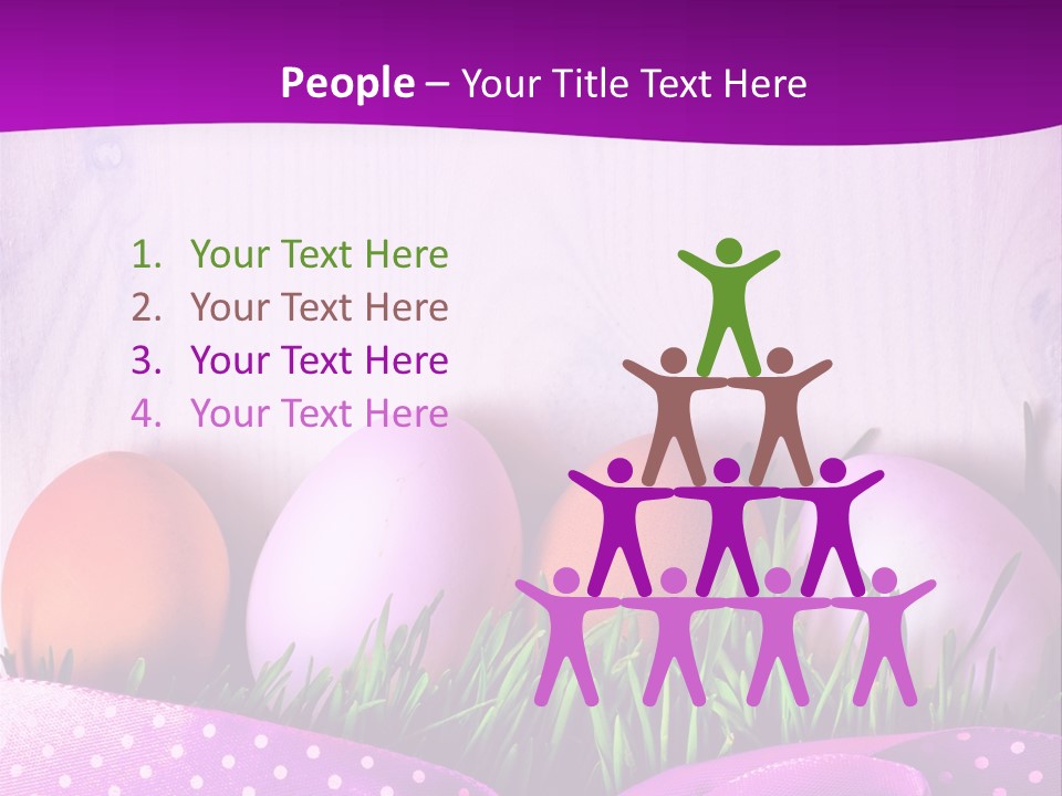 Symbol Blue Pink PowerPoint Template