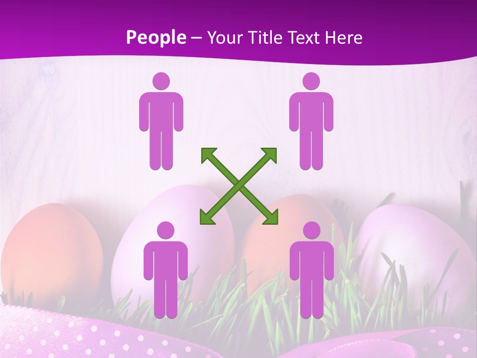 Symbol Blue Pink PowerPoint Template