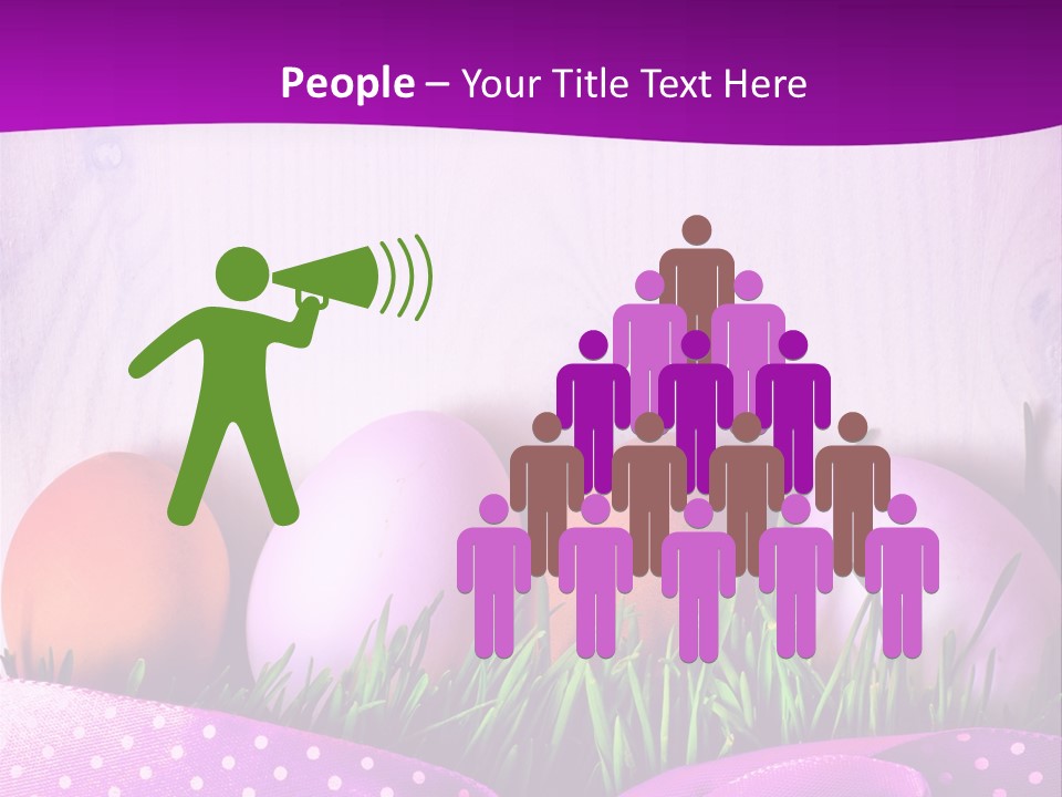 Symbol Blue Pink PowerPoint Template