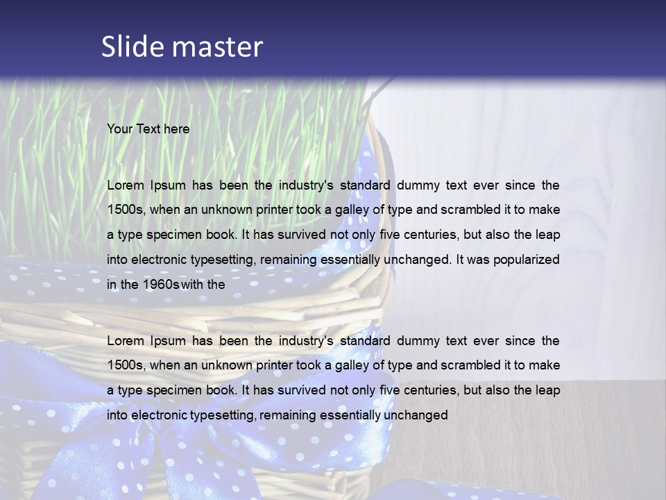 Background Close Up Several Objects PowerPoint Template