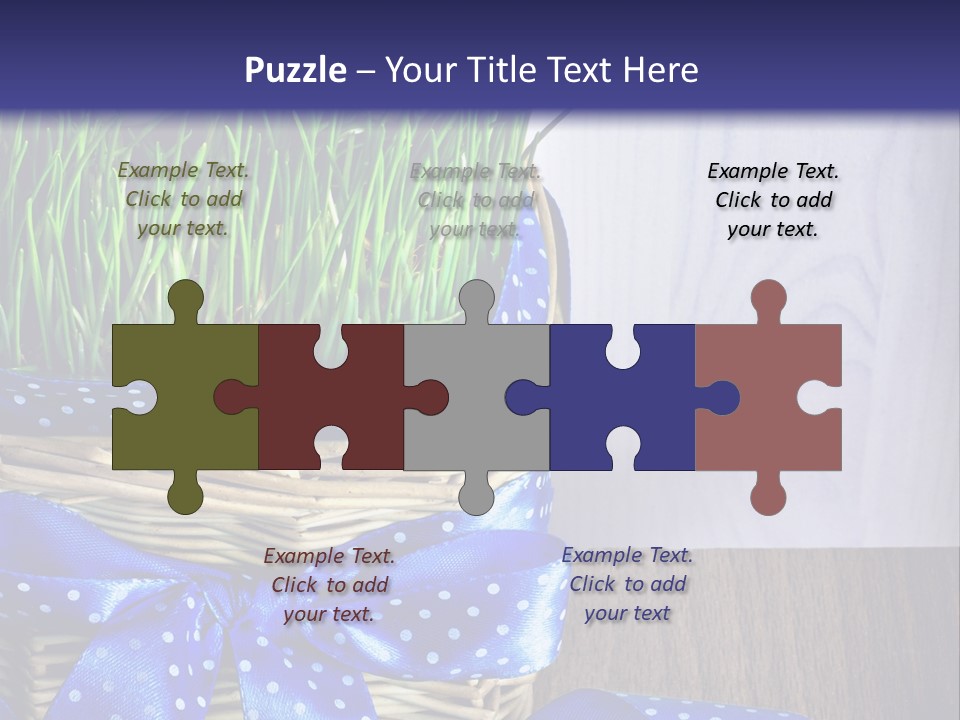 Background Close Up Several Objects PowerPoint Template