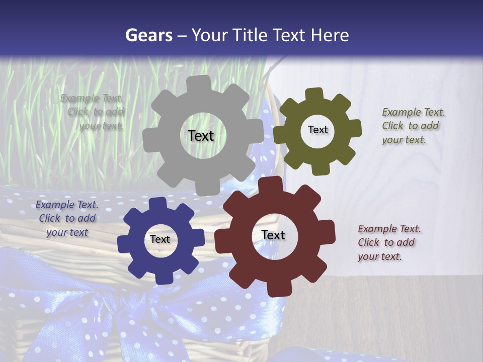 Background Close Up Several Objects PowerPoint Template