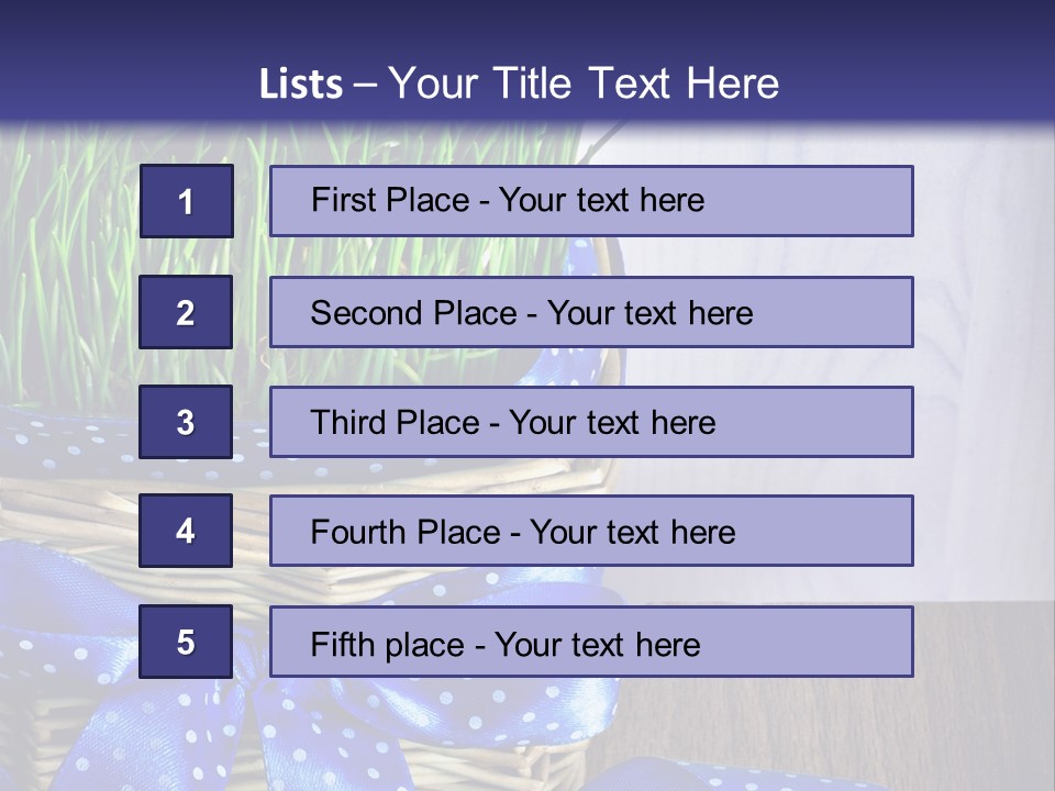Background Close Up Several Objects PowerPoint Template