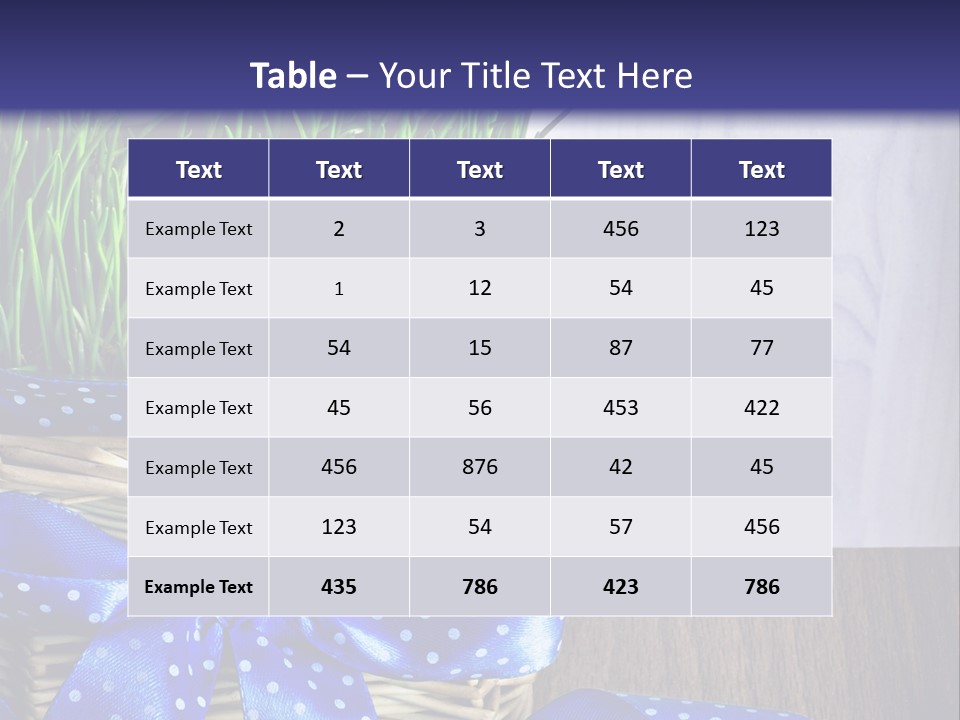 Background Close Up Several Objects PowerPoint Template