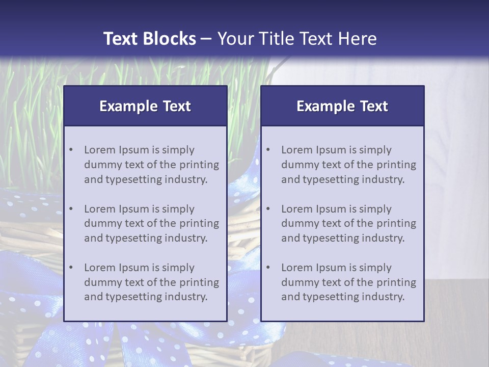 Background Close Up Several Objects PowerPoint Template