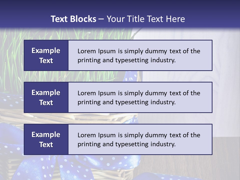 Background Close Up Several Objects PowerPoint Template