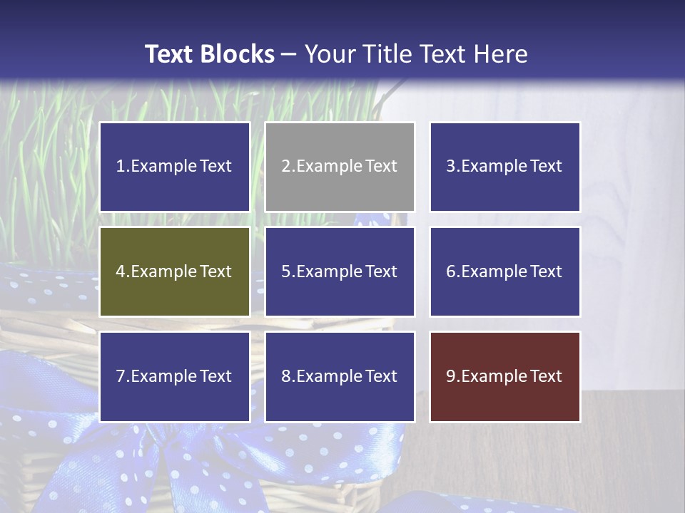 Background Close Up Several Objects PowerPoint Template