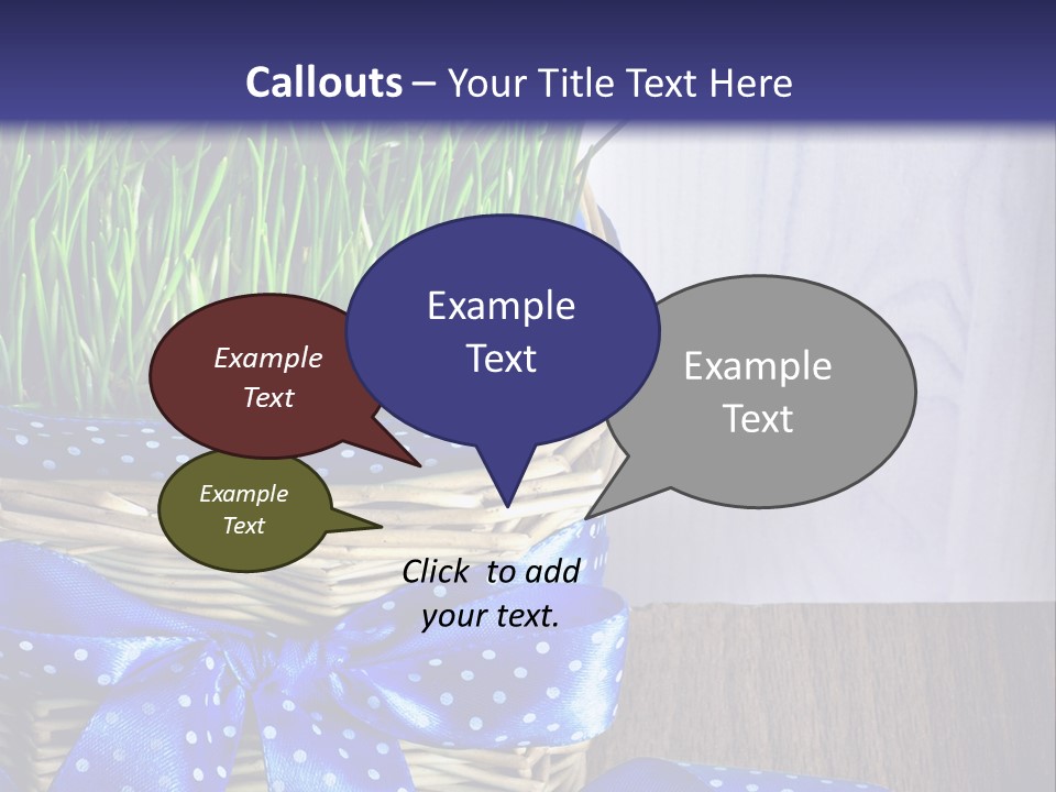 Background Close Up Several Objects PowerPoint Template