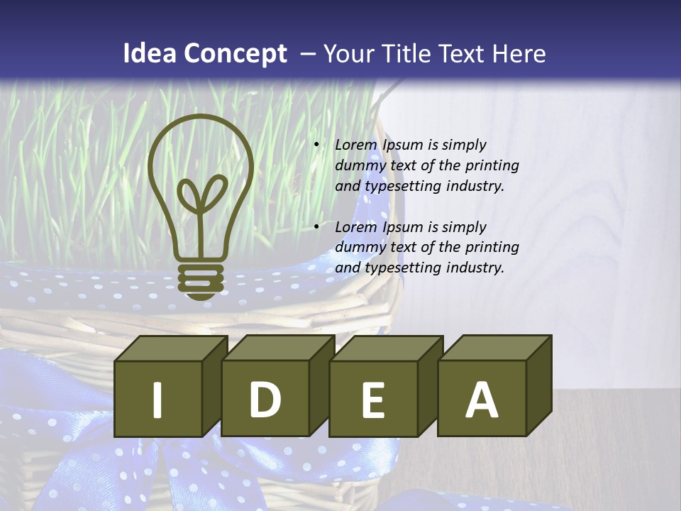 Background Close Up Several Objects PowerPoint Template