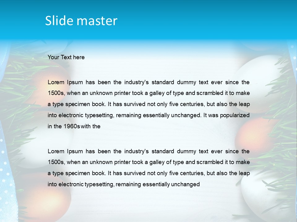 Closeup Holiday April PowerPoint Template