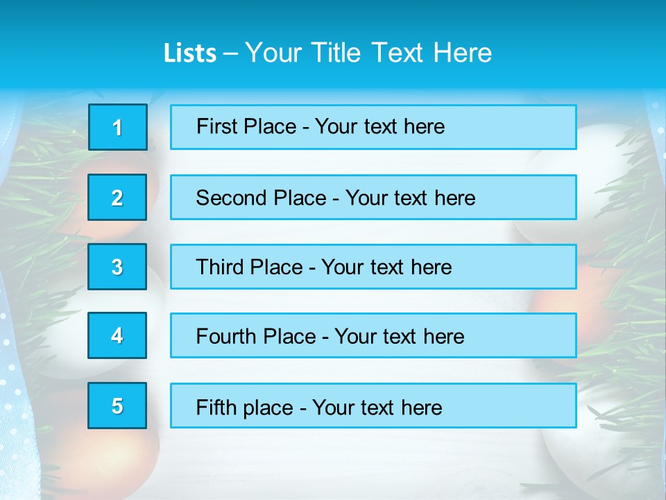 Closeup Holiday April PowerPoint Template