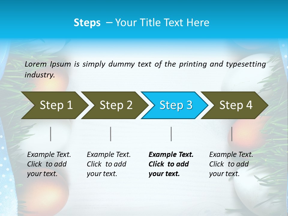 Closeup Holiday April PowerPoint Template