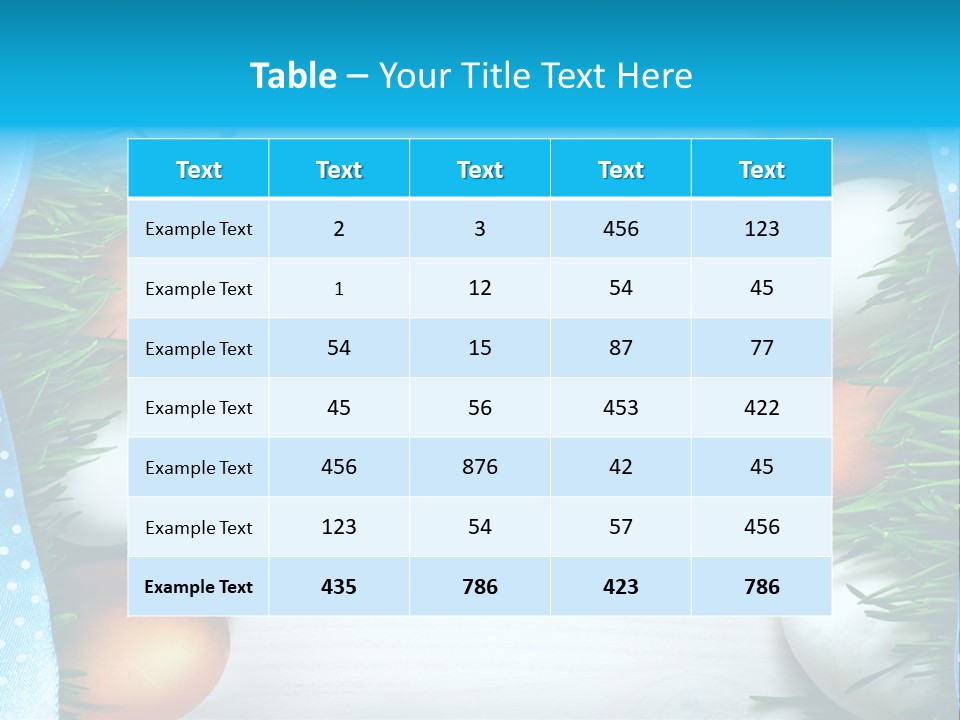 Closeup Holiday April PowerPoint Template