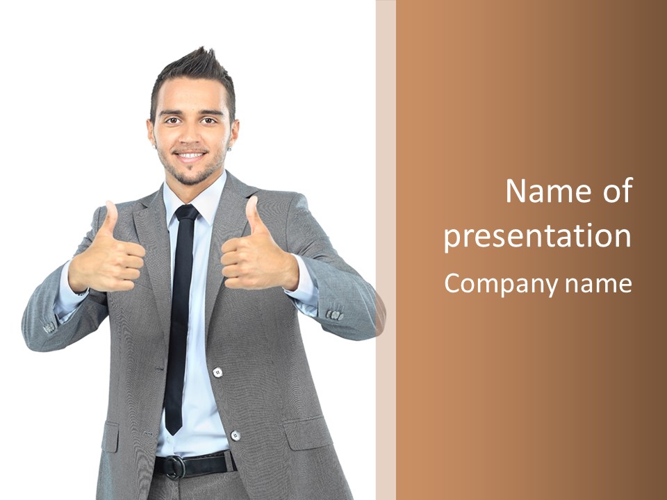 Business Background Company PowerPoint Template