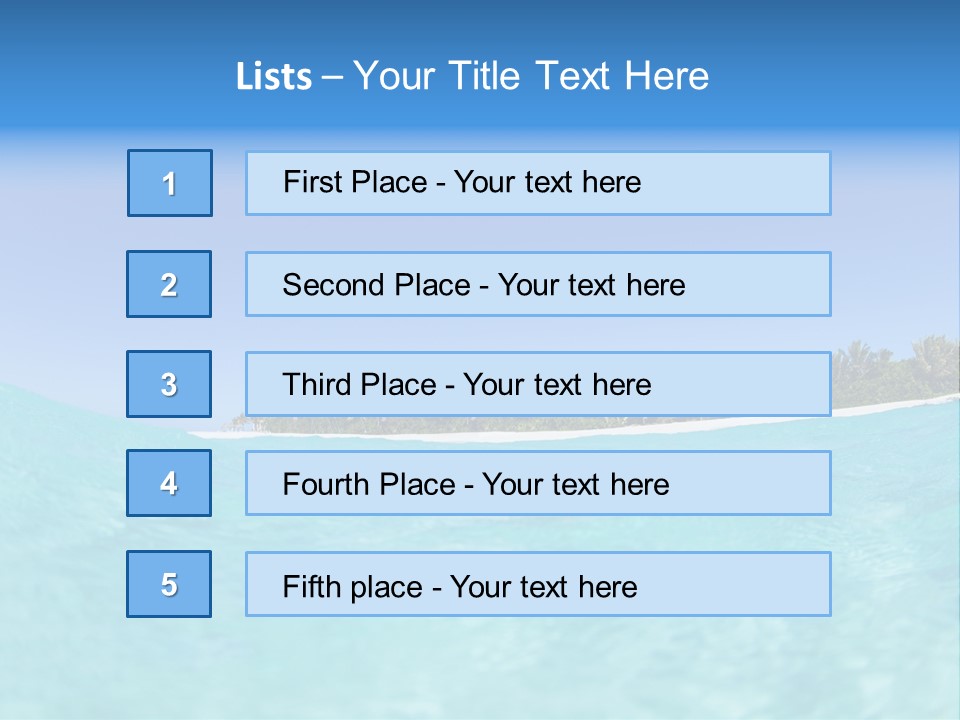 Sky Idyllic Hot PowerPoint Template