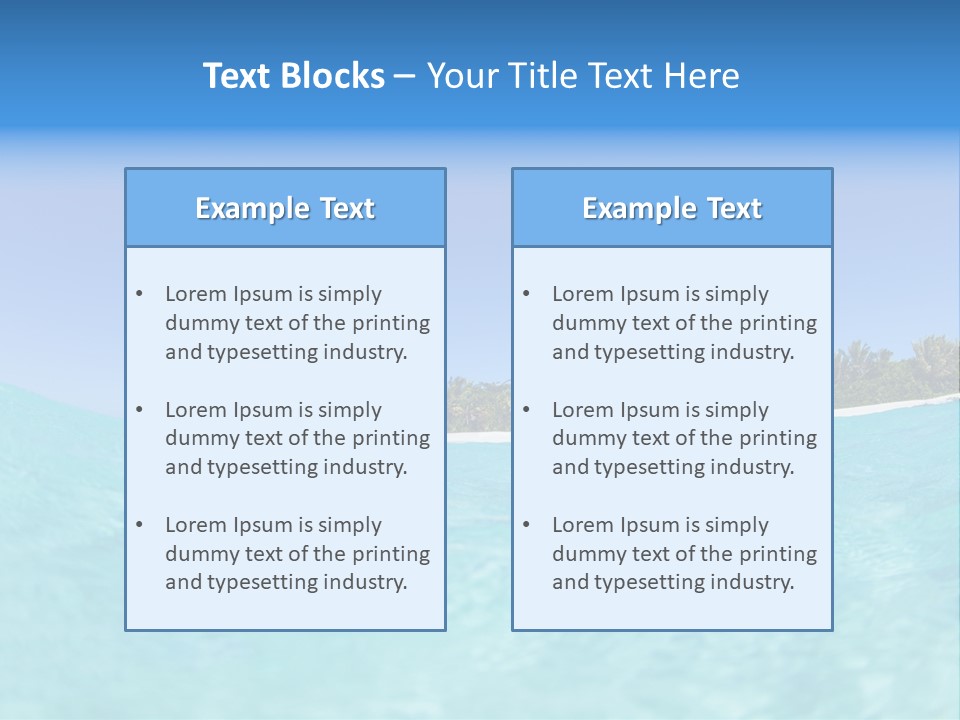 Sky Idyllic Hot PowerPoint Template