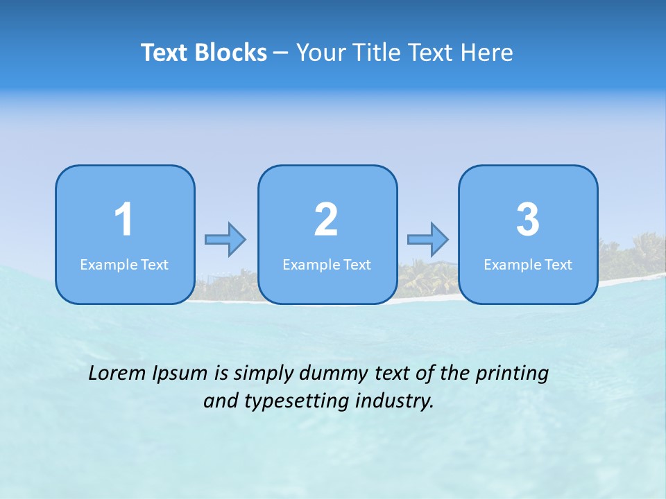 Sky Idyllic Hot PowerPoint Template