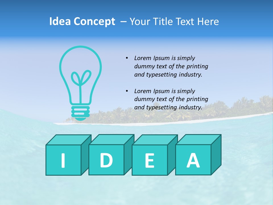 Sky Idyllic Hot PowerPoint Template