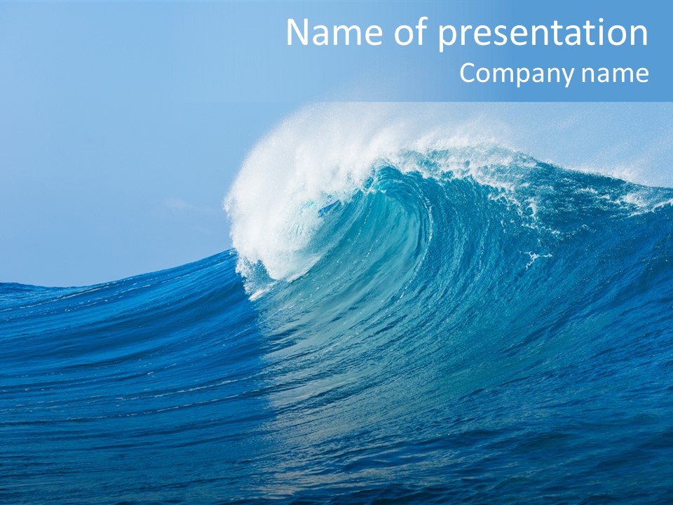 Surf Pure Northshore PowerPoint Template