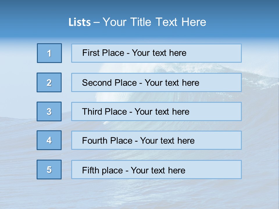 Surf Pure Northshore PowerPoint Template