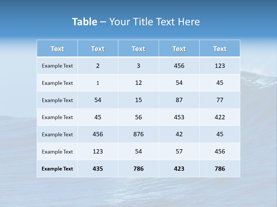 Surf Pure Northshore PowerPoint Template