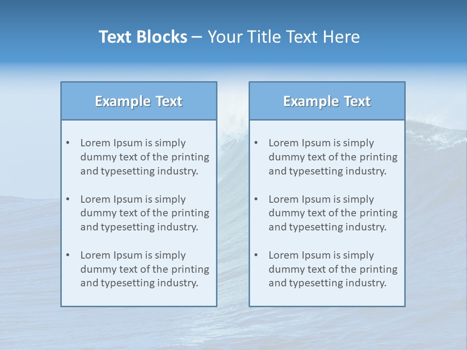 Surf Pure Northshore PowerPoint Template