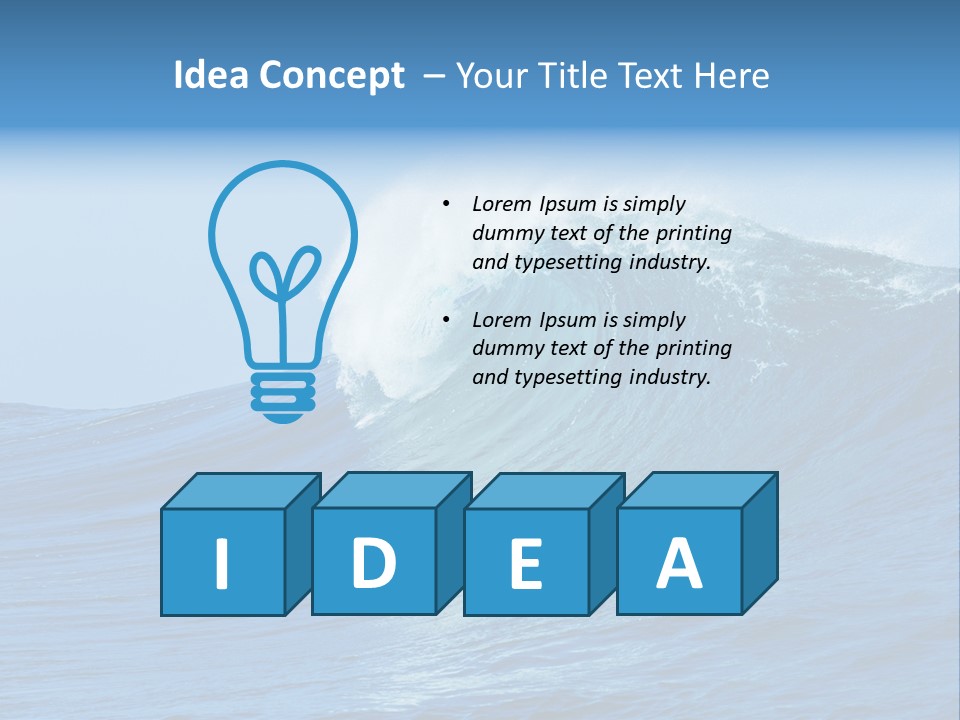 Surf Pure Northshore PowerPoint Template