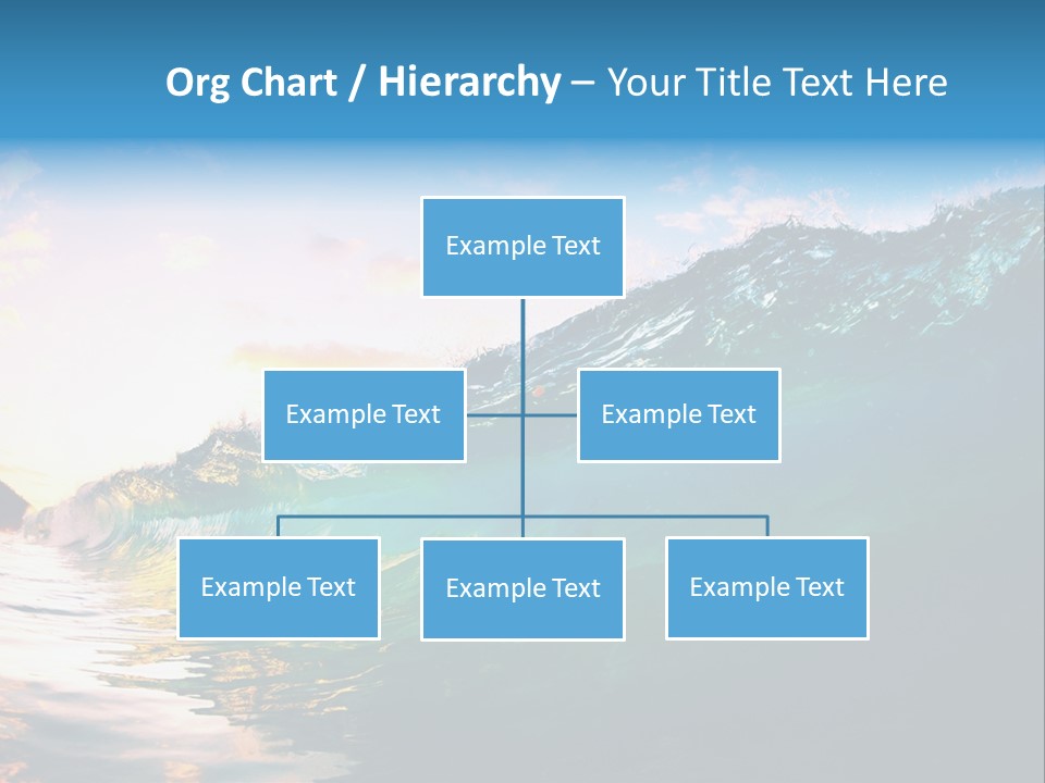 Sunshine Shorebreak Water PowerPoint Template