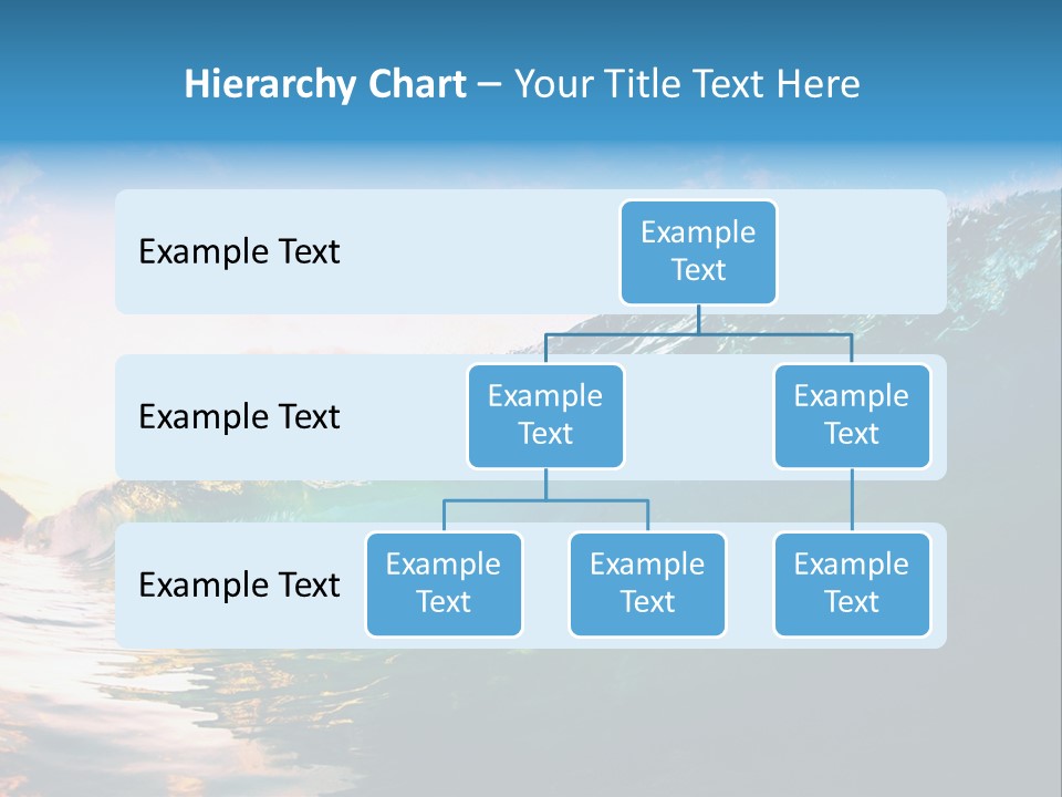 Sunshine Shorebreak Water PowerPoint Template