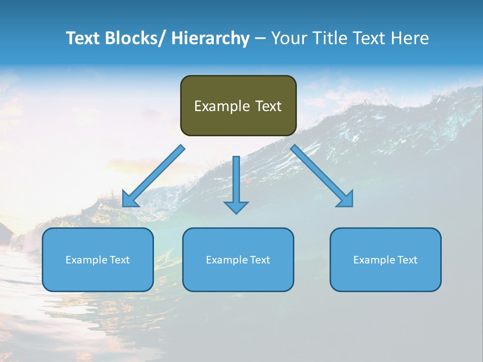 Sunshine Shorebreak Water PowerPoint Template
