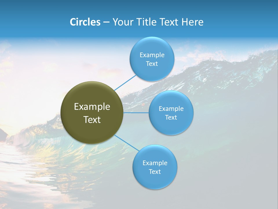 Sunshine Shorebreak Water PowerPoint Template