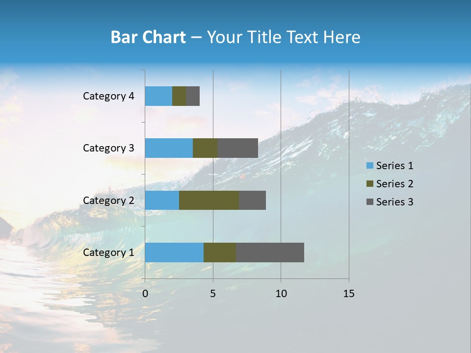 Sunshine Shorebreak Water PowerPoint Template
