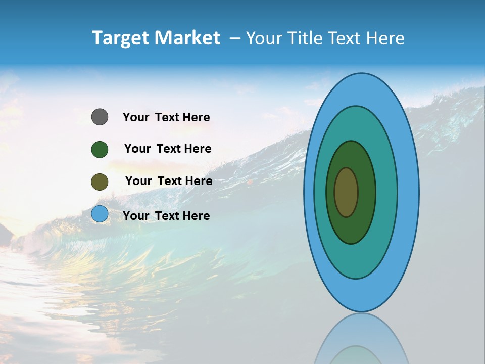 Sunshine Shorebreak Water PowerPoint Template