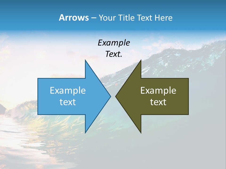 Sunshine Shorebreak Water PowerPoint Template