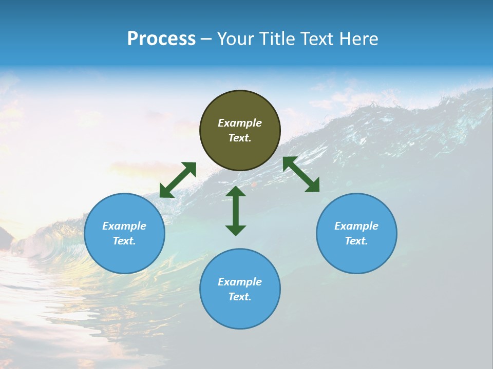 Sunshine Shorebreak Water PowerPoint Template