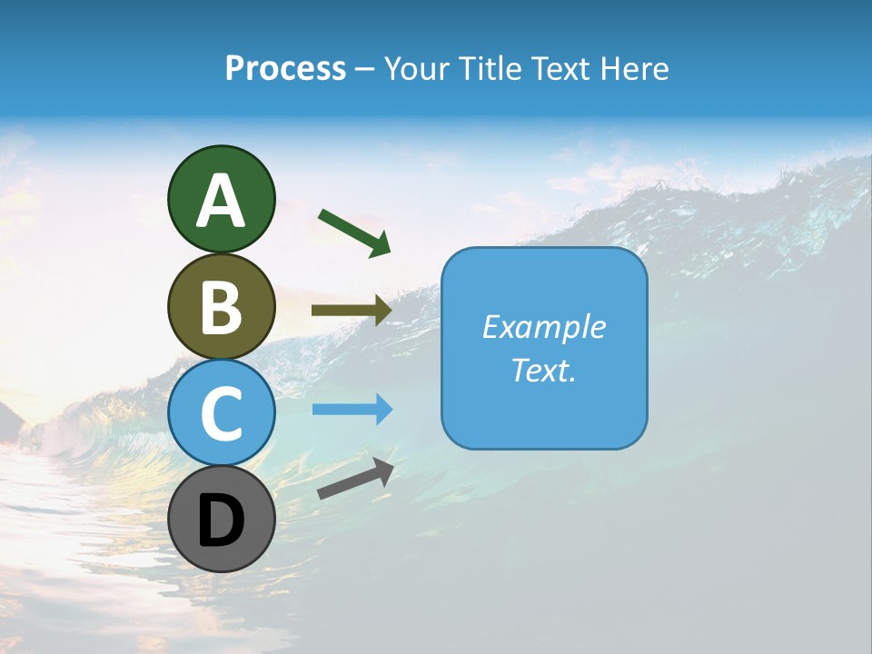 Sunshine Shorebreak Water PowerPoint Template