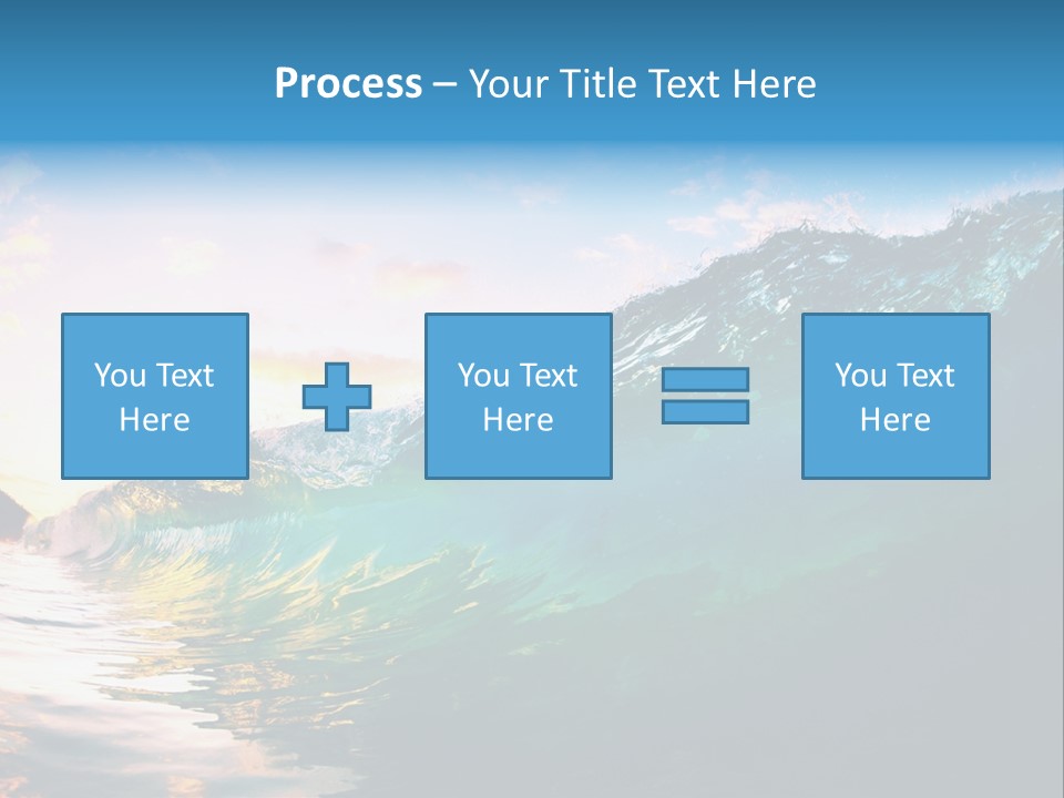 Sunshine Shorebreak Water PowerPoint Template