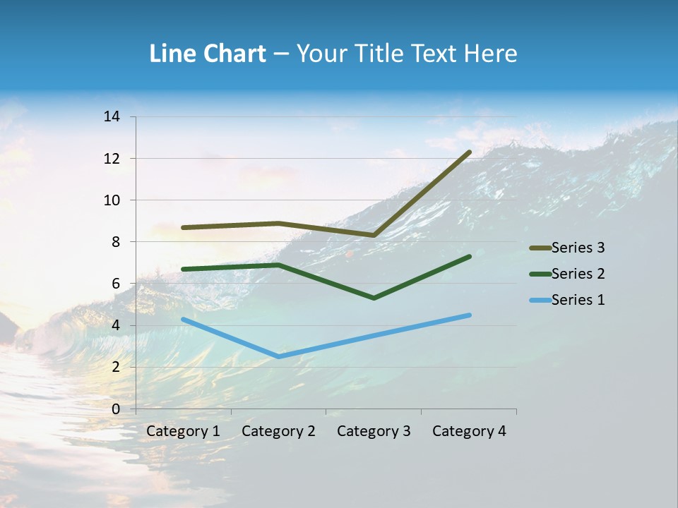 Sunshine Shorebreak Water PowerPoint Template