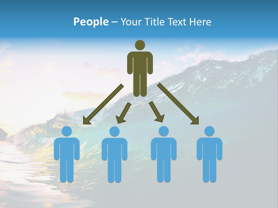 Sunshine Shorebreak Water PowerPoint Template