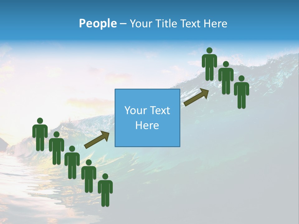 Sunshine Shorebreak Water PowerPoint Template