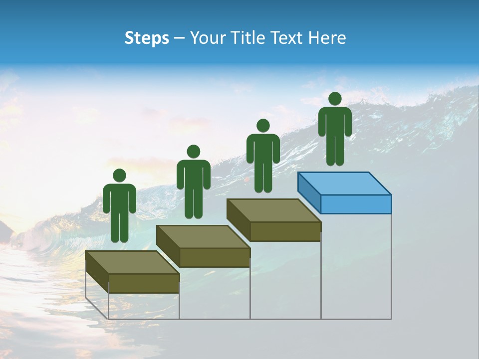 Sunshine Shorebreak Water PowerPoint Template