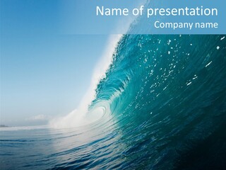 Watersports Recreation Ocean PowerPoint Template